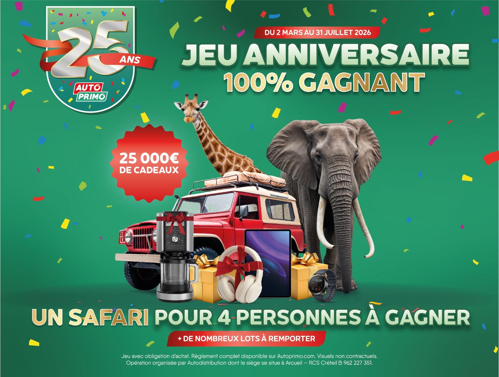 JEU ANNIVERSAIRE